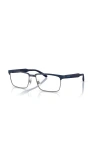Arnette 54mm Rectangle Optical Glasses In Blue