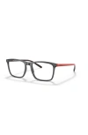 Arnette 54mm Rectangle Optical Glasses In Multi
