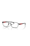 Arnette 55mm Rectangle Optical Glasses In Black