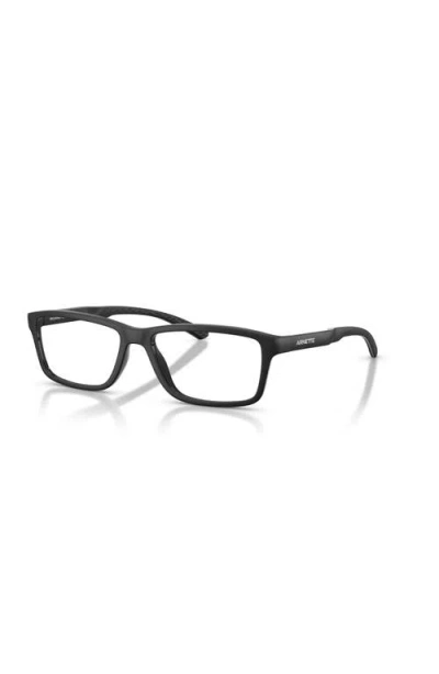 Arnette 55mm Rectangle Optical Glasses In Burgundy