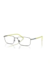 Arnette 55mm Rectangle Optical Glasses In Green