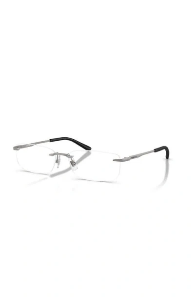 Arnette 58mm Rectangle Optical Glasses In White