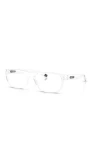 Arnette 58mm Rectangle Optical Glasses In White