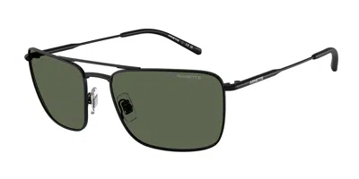 Arnette An3088 Boulevardier 737/71 Men's Sunglasses Black Size 59 In Green