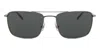 Arnette Barracas Rectangle-frame Sunglasses In Gray