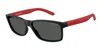 Arnette Headlight Rectangle-frame Sunglasses In Black