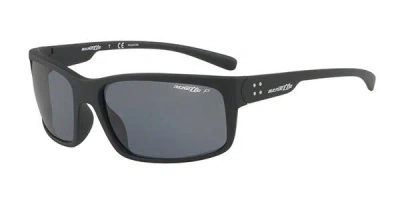 Arnette An4242 Polarized 01/81 Men's Sunglasses Black Size 62