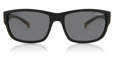 Arnette An4256 Bushwick Polarized 01/81 Men's Sunglasses Black Size 62