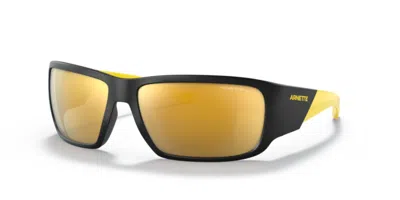 Arnette An4297 Snap Il 28085a Men's Sunglasses Black Size 64