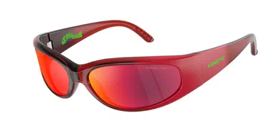 Arnette An4302 Catfish 30196q Occhiali Da Sole Per Uomo In Red