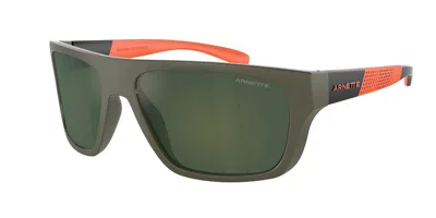 Arnette An4330 Hijiki 28546r Men's Sunglasses Green Size 63