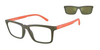Arnette An4333 Hypno 2.0 With Clip-on Men's Glasses, Green, Size 55