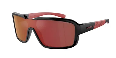Arnette An4335 Fresa 27536q Men's Sunglasses Black Size 132 In Matte Black