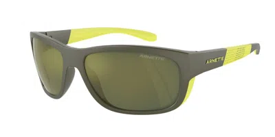 Arnette An4337 Floresta 28546r Men's Sunglasses Green Size 63 In Red