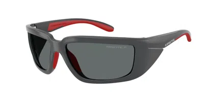 Arnette An4355 Taggit Polarized 284181 Occhiali Da Sole Grigi Per Uomo In Gray
