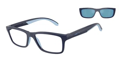 Arnette An4356 Graf With Clip-on Men's Glasses, Blue, Size 54