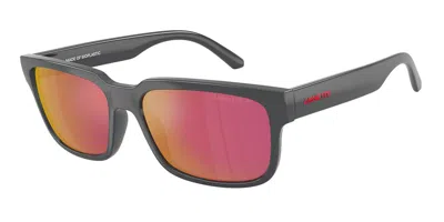 Arnette An4362 Twister 28416q Men's Sunglasses Grey Size 57 In Multi