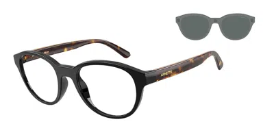 Arnette An4375 With Clip-on 30451w Men's Glasses Black Size 51 - Free Lenses - Blue Light Block Available In Multi