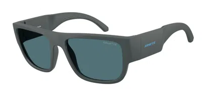 Arnette An4377 284180 Men's Sunglasses Grey Size 55 In Black