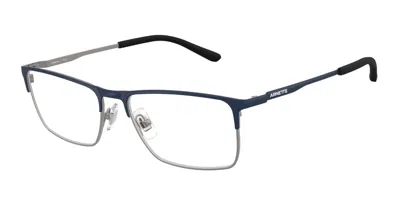 Arnette An6155 744 Men's Glasses Blue Size 55 - Free Lenses - Blue Light Block Available In Matte Blue