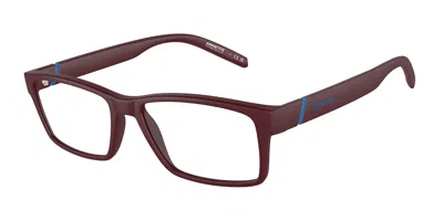 Arnette An7179 Leonardo 2905 Men's Glasses Burgundy Size 54 - Free Lenses - Blue Light Block Available In Matte Bordeaux