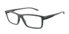 Arnette 56mm Rectangle Optical Glasses In Green