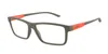 Arnette 56mm Rectangle Optical Glasses In Green