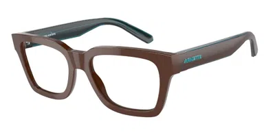 Arnette An7228 Cold Heart 1238 Men's Glasses Brown Size 53 - Free Lenses - Blue Light Block Available