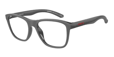Arnette An7241u A.t. 2870 Men's Glasses Grey Size 52 - Free Lenses - Blue Light Block Available In Matte Grey