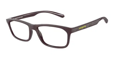 Arnette An7252 Kamaya 2941 Men's Glasses Red Size 52 - Free Lenses - Blue Light Block Available In Matte Wine Red