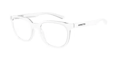 Arnette An7263 Lines 2761 Men's Glasses White Size 49 - Free Lenses - Blue Light Block Available