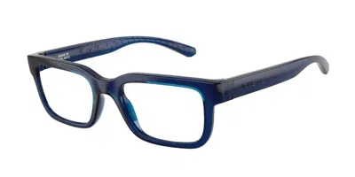 Arnette An7269 Emboss 2990 Men's Glasses Blue Size 49 - Free Lenses - Blue Light Block Available