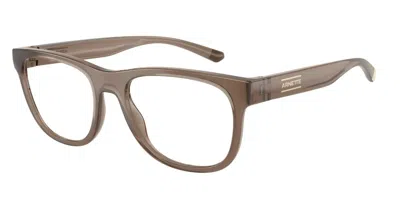 Arnette An7296u 3047 Men's Glasses Brown Size 55 - Free Lenses - Blue Light Block Available In Opal Brown