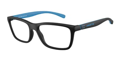 Arnette An7298 2758 Men's Glasses Black Size 55 - Free Lenses - Blue Light Block Available In Matte Black