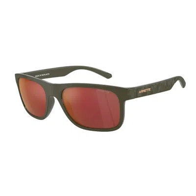 Arnette Man Sunglass An4341 Khim In Grey Mirror Orange,yellow