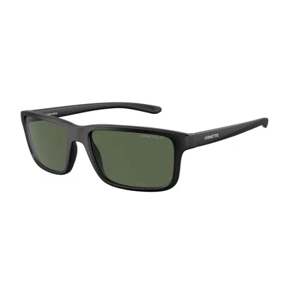 Arnette Black Resin Sunglasses In Gray