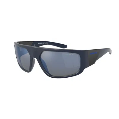 Arnette Blue Resin Sunglasses In Black