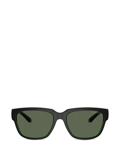 Arnette Bounce Square-frame Sunglasses In Black