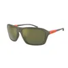 Arnette Brown Resin Sunglasses In Green