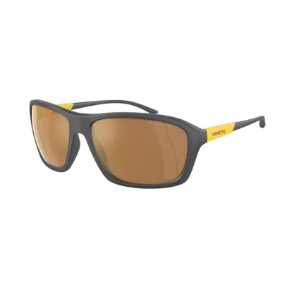 ARNETTE BROWN RESIN SUNGLASSES