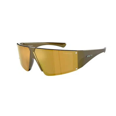 ARNETTE GOLD RESIN SUNGLASSES