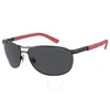 Arnette Grey Oval Men's Sunglasses An3090 737/87 64