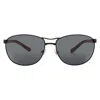 Arnette Grey Oval Men's Sunglasses An3090 737/87 64 In Gray