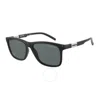 Arnette Grey Rectangular Men's Sunglasses An4276 01/81 56 In Grey