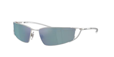 Arnette Man Sunglass An3093 The Junction In Light Grey Mirror Blue