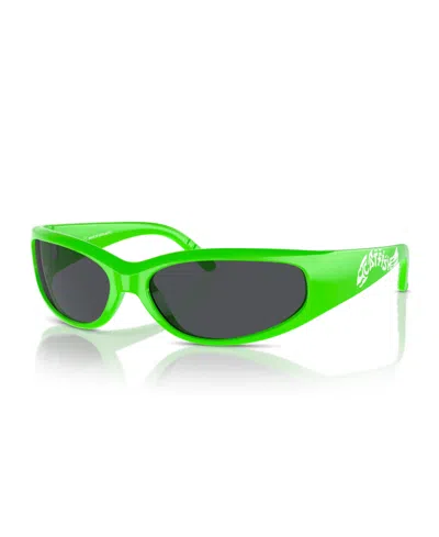 Arnette Men's Catfish Sunglasses, Mirror An4302 In Yeah Green
