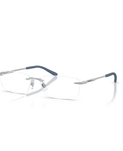 Arnette Men's Cornercut Eyeglasses, An6150 In Matte Silver