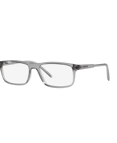Arnette Men's Dark Voyager Eyeglasses, An7194 In Transparent Gray