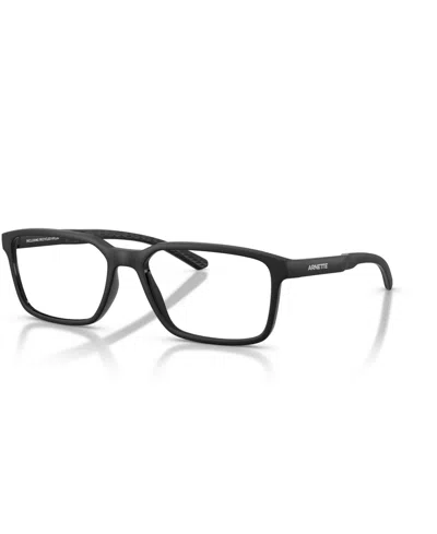 Arnette Men's Eyeglasses, An7293 In Black Matte Inside Outside