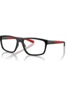 Arnette 56mm Rectangle Optical Glasses In Black